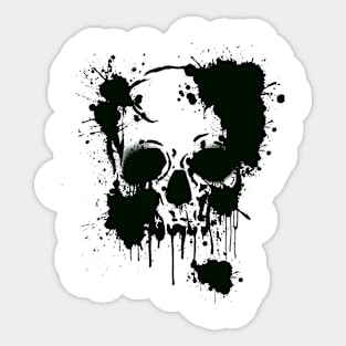 Ink Skull Sticker